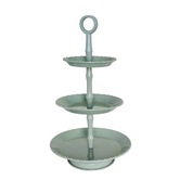 3 Tier Cake Stand Green