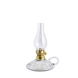 Strömshaga Kerosene Lamp Etched Stripe w. Handle
