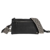 Black schoudertasje San Leo