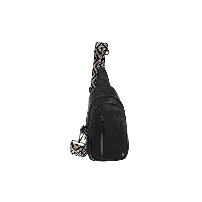 I'm DUTCH Black crossbodytas Mattie