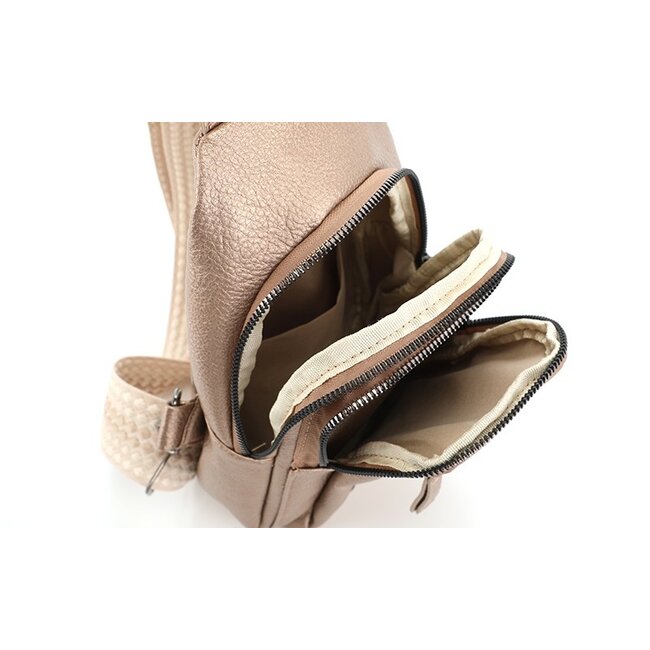 Brons crossbodytas Mattie