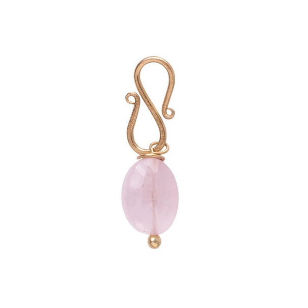 A beautiful story Rose Quartz Faceted Gemstone Pendant