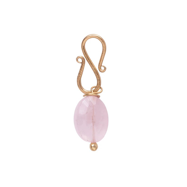 Rose Quartz Faceted Gemstone Pendant