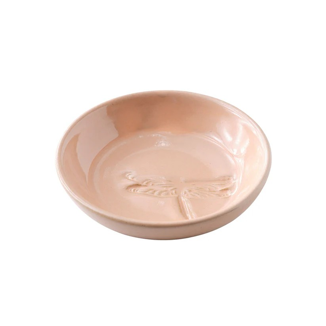 A beautiful story Jewelry Dish Small Dragonfly Peach