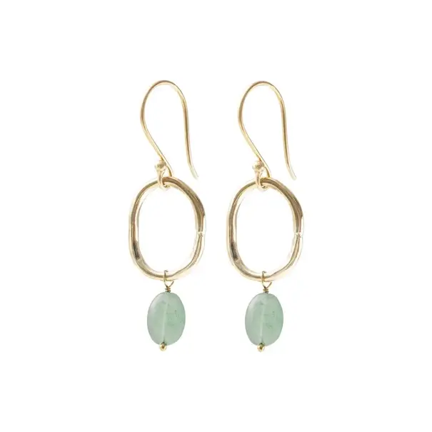 A beautiful story Graceful Aventurine Earrings