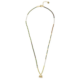 Adventurous Labradorite Garnet Necklace