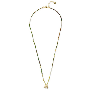 Adventurous Labradorite Garnet Necklace