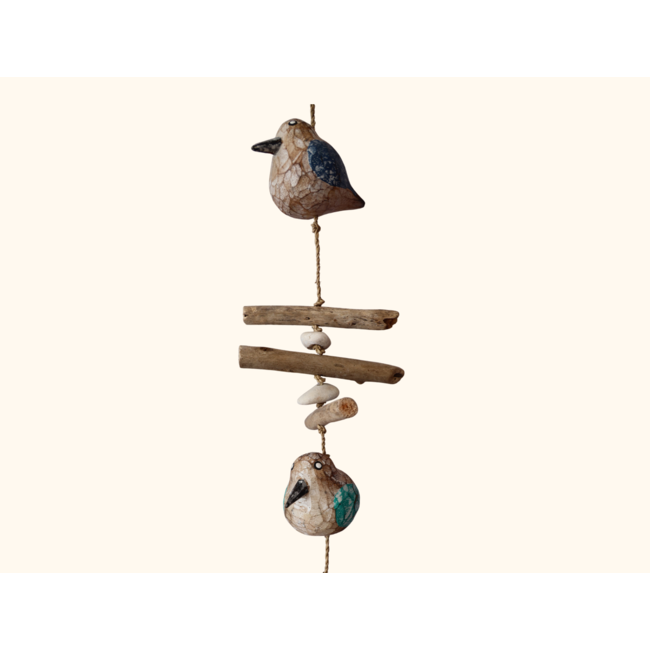 Hangende vogeltjes hout