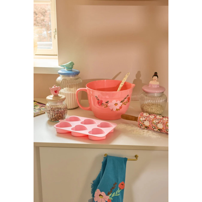 Glass Jar with Tea Cup