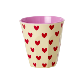 Melamine Cup with Darling Hearts Print