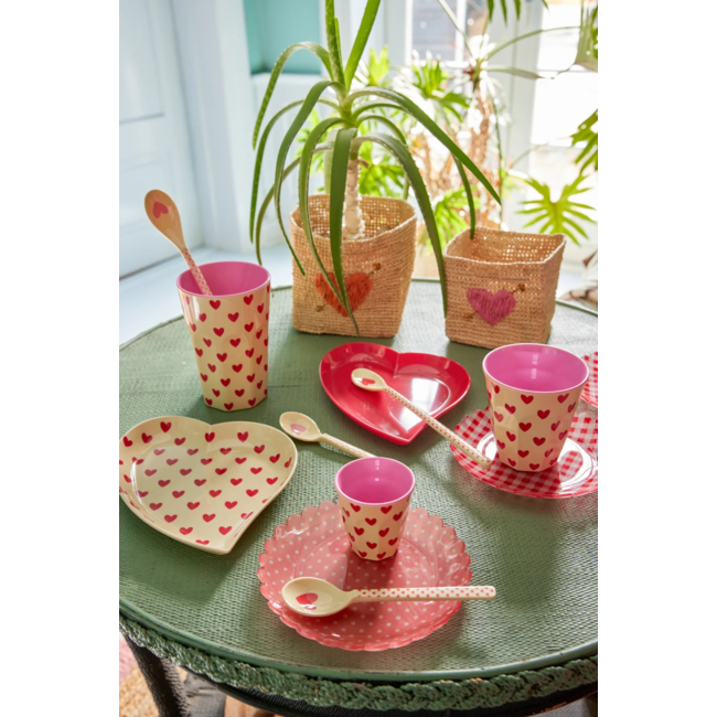 Melamine Cup with Darling Hearts Print