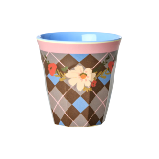 Rice Melamine Cup with Gorgeous Tile Print