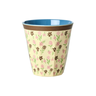 Rice Melamine Cup with Hacienda Flower Print