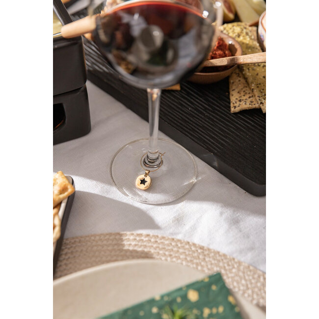 Glasmarkers Goud - Set van 6