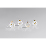 Frosted Bauble Small - set of 4