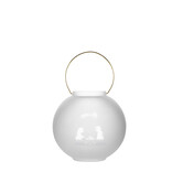 Frosted Glass Lantern Nativity