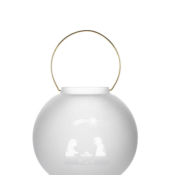 Räder Frosted Glass Lantern Nativity