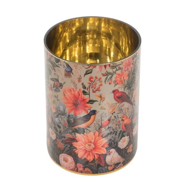 Mevrouw Potjes Windlicht vogel herfst