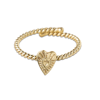 A beautiful story Honorable Vintage Heart Ring