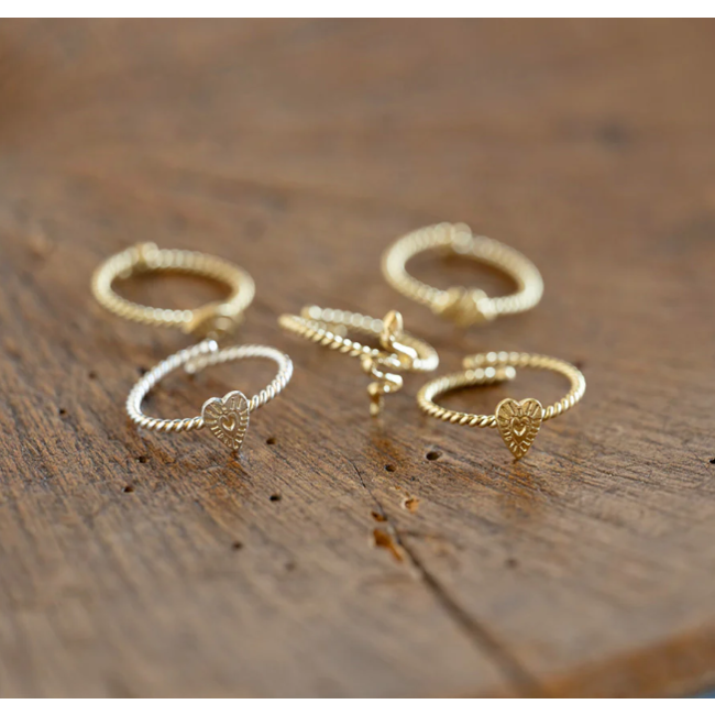 Honorable Vintage Heart Ring