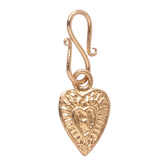 Vintage Heart Small Charm