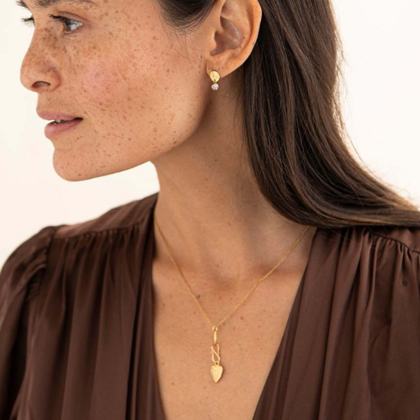 A beautiful story Vintage Heart Small Charm