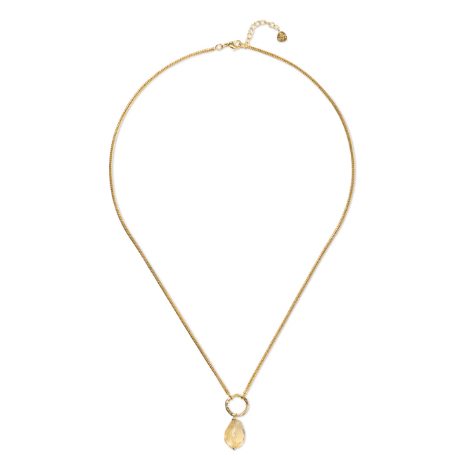 Awareness Citrine Necklace