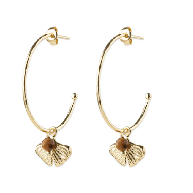 Solidarity Tiger Eye Earrings