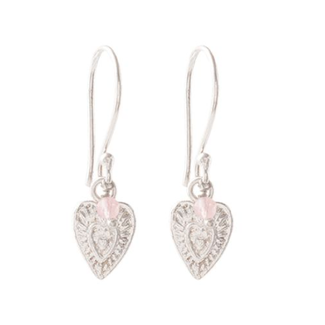 A beautiful story Generous Rose Quartz Earrings
