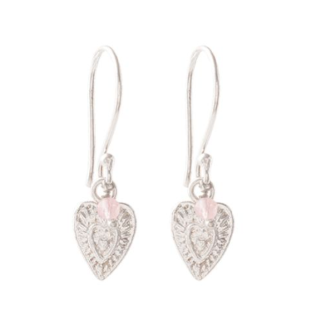 Generous Rose Quartz Earrings