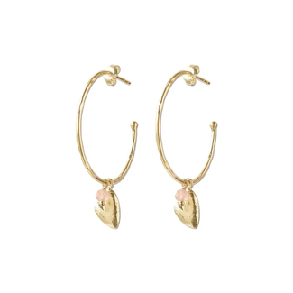 A beautiful story Solidarity Rose Quartz Earrings