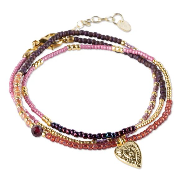 A beautiful story Adventurous Garnet Necklace