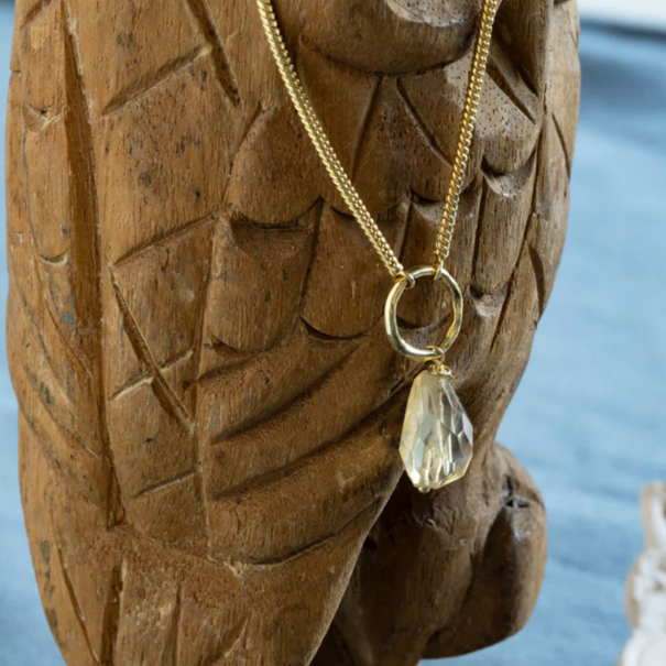 A beautiful story Awareness Citrine Necklace