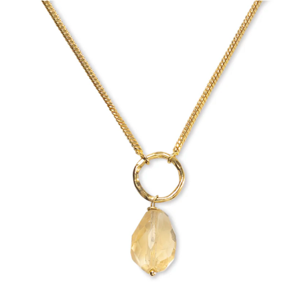 A beautiful story Awareness Citrine Necklace