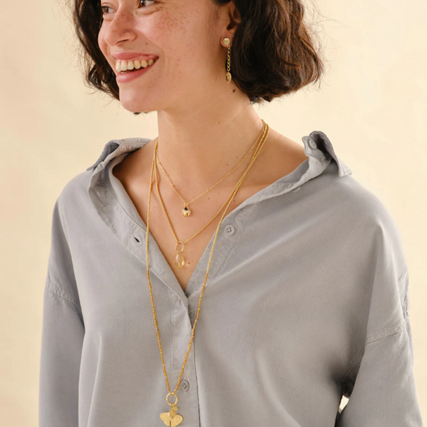 A beautiful story Awareness Citrine Necklace