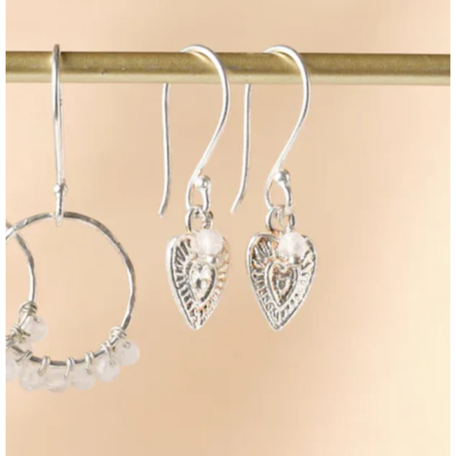 Generous Rose Quartz Earrings