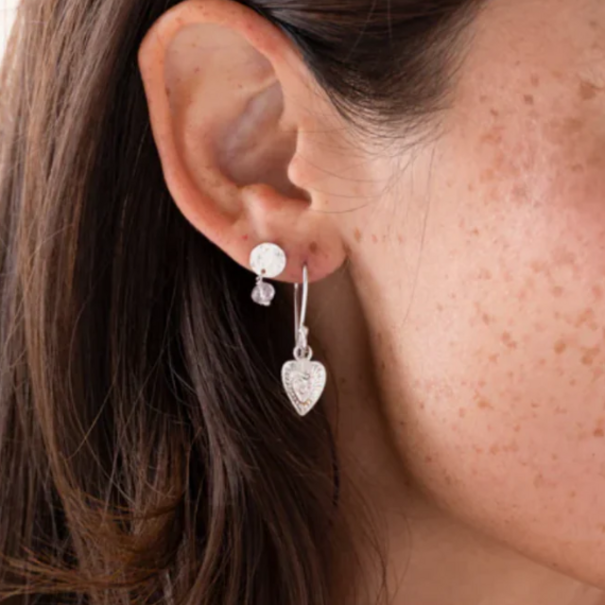 A beautiful story Generous Rose Quartz Earrings