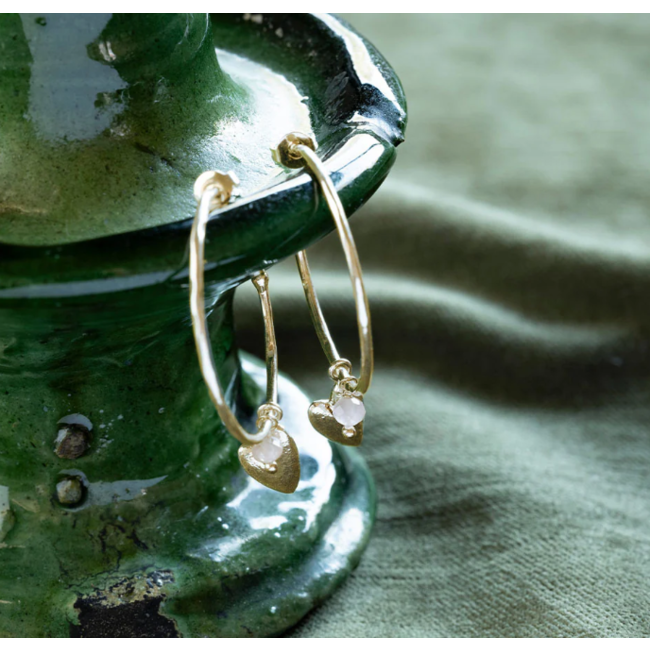 Solidarity Rose Quartz Earrings