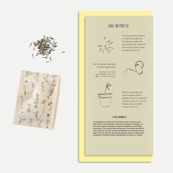 Veer & Moon Wenskaart met zaden | Hoera, een kleine!