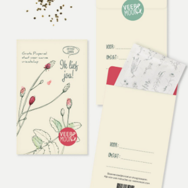 Veer & Moon Zadenzakje | 'Ik lief jou'