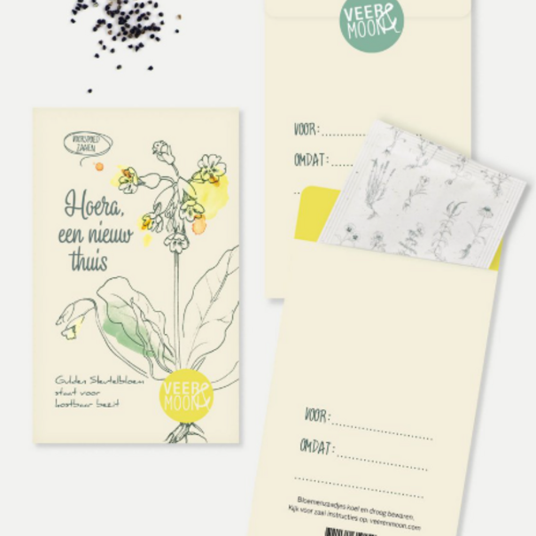 Veer & Moon Zadenzakje | Hoera een nieuw thuis