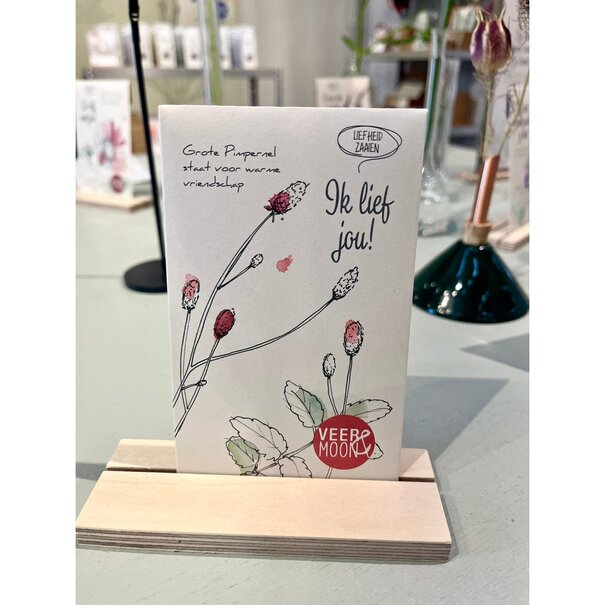 Veer & Moon Zadenzakje | 'Ik lief jou'