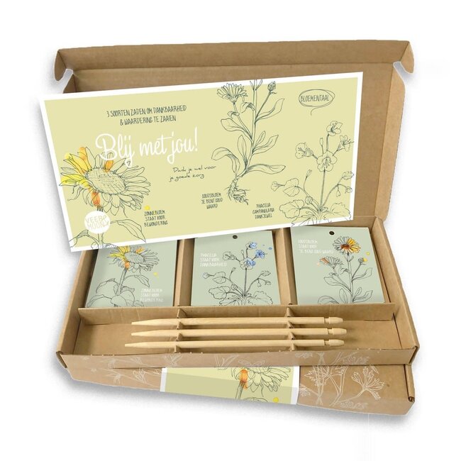 Veer & Moon Zadendoosje | Blij met jou!
