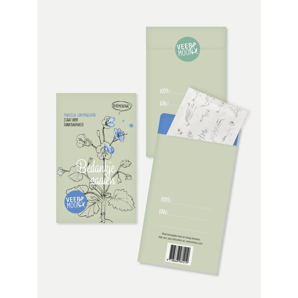 Veer & Moon Zadenzakje | Bedankje zaaien