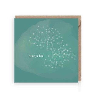 Wenskaart | Neem je tijd