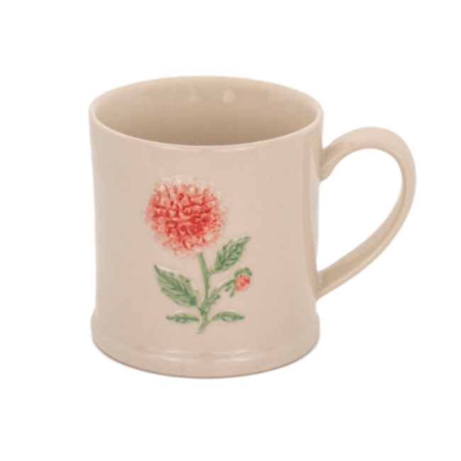 Dahlia Embossed Mug