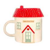 House Shaped Mug with Lid