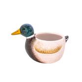 Mallard Duck Mini Planter