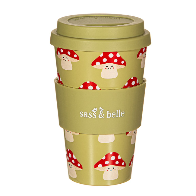 Mushroom Travel Coffee Cup