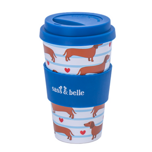 Sausage Dog Travel Coffee Cup